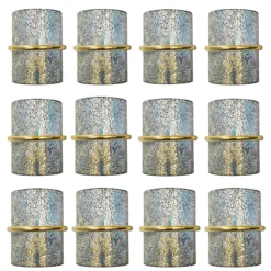 Twelve Limited Edition Sconces W/ Crackled Iridescent Glass, 1990's. -chairish shop twelve limited edition sconces w crackled iridescent glass 1990s 6582