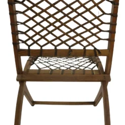 Unusual Folding Rustic Snow Shoe Tubbs Vt. Chair Ca. 1950's Possibly Carl Koch -chairish shop unusual folding rustic snow shoe tubbs vt chair ca 1950s possibly carl koch 0559