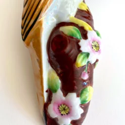 Vintage 1940's Art Deco Japan Hand Painted Art Pottery Bird Porcelain Wall Pocket Vase 14 Vintage 1940's Art Deco Japan Hand Painted Art Pottery Bird Porcelain Wall Pocket Vase -chairish shop vintage 1940s art deco japan hand painted art pottery bird porcelain wall pocket vase 1594 scaled