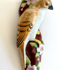 Vintage 1940's Art Deco Japan Hand Painted Art Pottery Bird Porcelain Wall Pocket Vase 12 Vintage 1940's Art Deco Japan Hand Painted Art Pottery Bird Porcelain Wall Pocket Vase -chairish shop vintage 1940s art deco japan hand painted art pottery bird porcelain wall pocket vase 3668 scaled