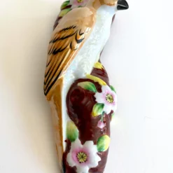 Vintage 1940's Art Deco Japan Hand Painted Art Pottery Bird Porcelain Wall Pocket Vase 16 Vintage 1940's Art Deco Japan Hand Painted Art Pottery Bird Porcelain Wall Pocket Vase -chairish shop vintage 1940s art deco japan hand painted art pottery bird porcelain wall pocket vase 4463 scaled