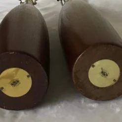 Vintage 1960's Danish Modern Tall Turned Teak Lamps By Esa - A Pair 19 Vintage 1960's Danish Modern Tall Turned Teak Lamps By Esa - A Pair -chairish shop vintage 1960s danish modern tall turned teak lamps by esa a pair 5336