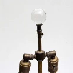 Vintage 1960's Decalcomania Silver Leaf And Botanical Vines Lamp -chairish shop vintage 1960s decalcomania silver leaf and botanical vines lamp 7935