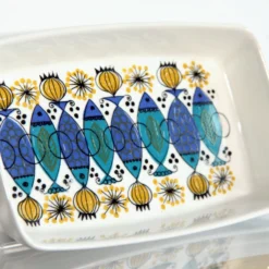 Vintage 1960's Figgjo Flint Of Norway Blue Fish Bowl / Catchall -chairish shop vintage 1960s figgjo flint of norway blue fish bowl catchall 3928 scaled