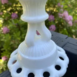 Vintage 1960's Mid-Century Modern Doric Lace Westmoreland Milk Glass Candlesticks - A Pair 16 Vintage 1960's Mid-Century Modern Doric Lace Westmoreland Milk Glass Candlesticks - A Pair -chairish shop vintage 1960s mid century modern doric lace westmoreland milk glass candlesticks a pair 4361 scaled