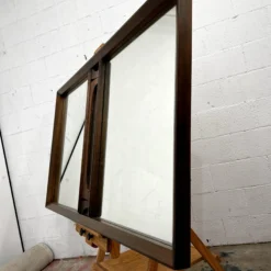 Vintage 1970’s Brutalist Extra Large Solid Walnut Mirror By Tobago 12 Vintage 1970’s Brutalist Extra Large Solid Walnut Mirror By Tobago -chairish shop vintage 1970s brutalist extra large solid walnut mirror by tobago 9396 scaled