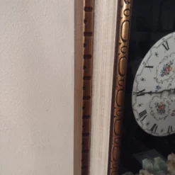 Vintage 1970's Italian French Provincial Floral Style Ceramic Chiming Clock -chairish shop vintage 1970s italian french provincial floral style ceramic chiming clock 9583 scaled