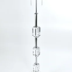 Vintage 1970’s Les Prismatiques Clear Acrylic Lucite & Chrome Floor Lamp -chairish shop vintage 1970s les prismatiques clear acrylic lucite and chrome floor lamp 0275 1 scaled