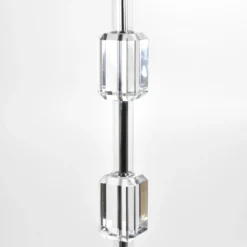 Vintage 1970’s Les Prismatiques Clear Acrylic Lucite & Chrome Floor Lamp -chairish shop vintage 1970s les prismatiques clear acrylic lucite and chrome floor lamp 1271 1 scaled