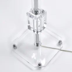 Vintage 1970’s Les Prismatiques Clear Acrylic Lucite & Chrome Floor Lamp -chairish shop vintage 1970s les prismatiques clear acrylic lucite and chrome floor lamp 8363 1 scaled