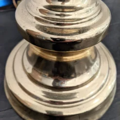 Vintage 1980's Brass And Emerald Green Table Lamps - A Pair 11 Vintage 1980's Brass And Emerald Green Table Lamps - A Pair -chairish shop vintage 1980s brass and emerald green table lamps a pair 0503 scaled