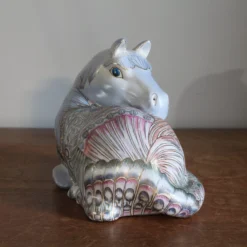 Vintage 1980's Ceramic Horse With Gilt Designs By Wildwood Accents 12 Vintage 1980's Ceramic Horse With Gilt Designs By Wildwood Accents -chairish shop vintage 1980s ceramic horse with gilt designs by wildwood accents 1174 scaled