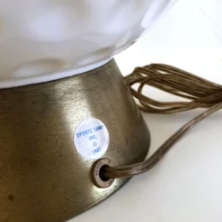 Vintage 1980's Figural Ceramic Golf Ball Table Lamp -chairish shop vintage 1980s figural ceramic golf ball table lamp 7797 scaled