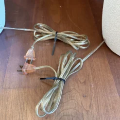 Vintage 1980’s Textured Plaster Table Lamps - A Pair -chairish shop vintage 1980s textured plaster table lamps a pair 7800 scaled