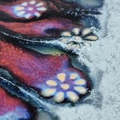 Vintage 1990's Boho Ceramic Pottery Tray/Plate - Studio Art Dish Plate Centerpiece -chairish shop vintage 1990s boho ceramic pottery trayplate studio art dish plate centerpiece 4444