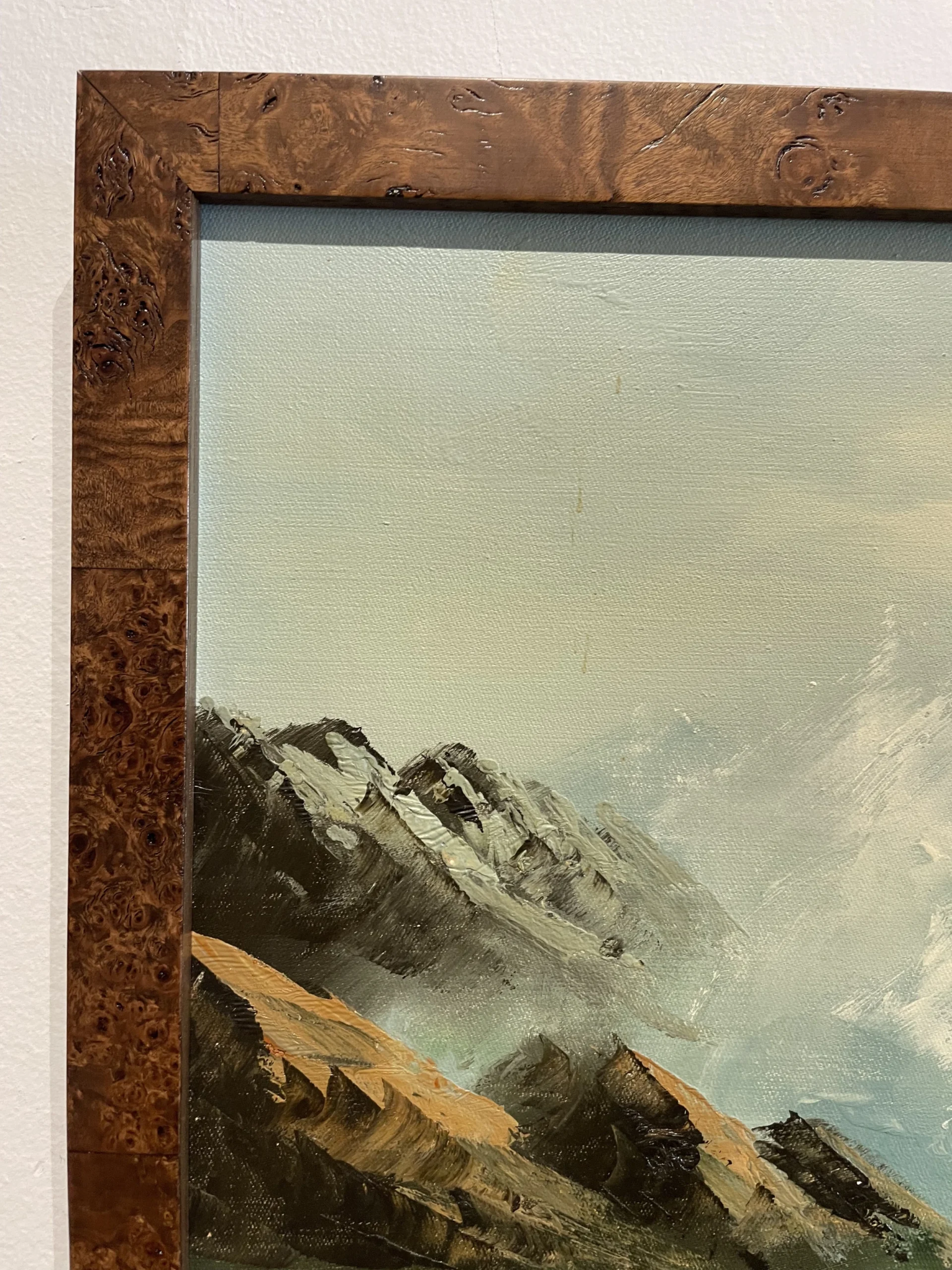 Vintage 70's Seascape Oil Painting On Canvas Entitled "Ebb Tide" 5 Vintage 70's Seascape Oil Painting On Canvas Entitled "Ebb Tide" - Image 5