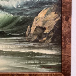 Vintage 70's Seascape Oil Painting On Canvas Entitled "Ebb Tide" 12 Vintage 70's Seascape Oil Painting On Canvas Entitled "Ebb Tide" -chairish shop vintage 70s seascape oil painting on canvas entitled ebb tide 9316 scaled