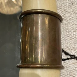 Vintage 70's Tusk Mirror With Brass Accents By Chapman -chairish shop vintage 70s tusk mirror with brass accents by chapman 7704 scaled