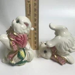 Vintage 90’s Fitz And Floyd Kittens And Roses Retired Ceramic Figurines- Set Of 3 -chairish shop vintage 90s fitz and floyd kittens and roses retired ceramic figurines set of 3 9092 scaled
