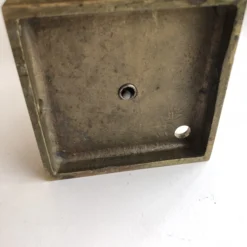 Vintage Brass Pillar Candle Holders W/ Crystal Prisms S-2 -chairish shop vintage brass pillar candle holders w crystal prisms s 2 7388 scaled