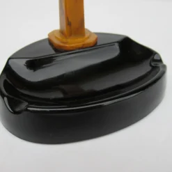 Vintage C.1930's Art Deco Era "Gentlemen's" -Mounted Bakelite Obelisk & Black Glass Coved Catchall-All, Change Dish -chairish shop vintage c1930s art deco era gentlemens mounted bakelite obelisk and black glass coved catchall all change dish 7019 scaled