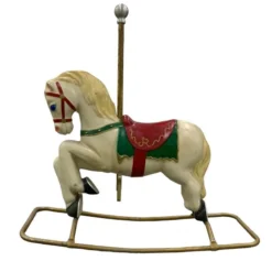 Vintage Children Carousel Rocking Horse 1960’s -chairish shop vintage children carousel rocking horse 1960s 2567