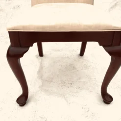 Vintage French Style High Back Upholstered Dining Chairs S/8 -chairish shop vintage french style high back upholstered dining chairs s8 0362 scaled