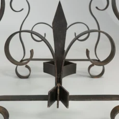 Vintage French Wrought Iron And Glass Coffee Table Circa 1950's To 1960's -chairish shop vintage french wrought iron and glass coffee table circa 1950s to 1960s 0808 scaled