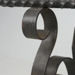 Vintage French Wrought Iron And Glass Coffee Table Circa 1950's To 1960's -chairish shop vintage french wrought iron and glass coffee table circa 1950s to 1960s 6621 scaled