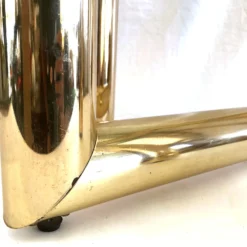 Vintage Karl Springer 1980's Gold Aluminum Geometric Side / Occasional Table -chairish shop vintage karl springer 1980s gold aluminum geometric side occasional table 2670 scaled