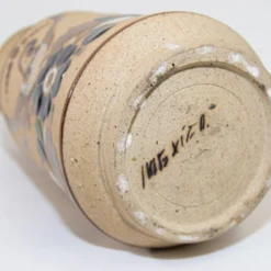 Vintage Large Folk Art Tonala Sandstone Pottery Vase, 1960's -chairish shop vintage large folk art tonala sandstone pottery vase 1960s 0334