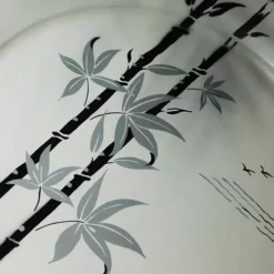 Vintage Metal Decorative Bamboo 1950's Tray -chairish shop vintage metal decorative bamboo 1950s tray 8751