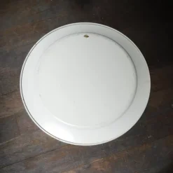 Vintage Metal Decorative Bamboo 1950's Tray -chairish shop vintage metal decorative bamboo 1950s tray 9411