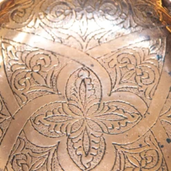 Vintage Moroccan Ashtray Hammered Copper Moorish Design Octagonal Dish 1950's -chairish shop vintage moroccan ashtray hammered copper moorish design octagonal dish 1950s 1815