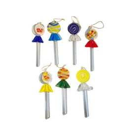 Vintage Murano Lollipops (S/7) -chairish shop vintage murano lollipops s7 5999