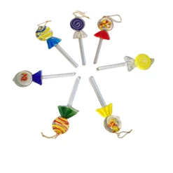 Vintage Murano Lollipops (S/7) -chairish shop vintage murano lollipops s7 6456