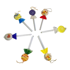 Vintage Murano Lollipops (S/7)