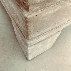 Vintage Organic Plaster Over Wood 1980's Square Textured Coffee Table -chairish shop vintage organic plaster over wood 1980s square textured coffee table 8545 scaled