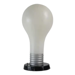 Vintage Pop Art Plastic Light Bulb Lamp Ca 1970’s