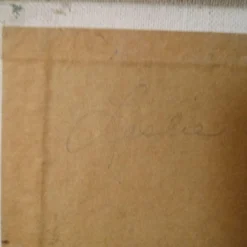 Vintage Rustic European Figurative Scene Oil Painting Signed S Goosson, Framed -chairish shop vintage rustic european figurative scene oil painting signed s goosson framed 1951 scaled