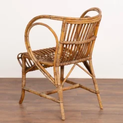 Vintage Set Of 4 Bamboo Wicker Arm Chairs By Robert Wengler, Denmark 1960's 15 Vintage Set Of 4 Bamboo Wicker Arm Chairs By Robert Wengler, Denmark 1960's -chairish shop vintage set of 4 bamboo wicker arm chairs by robert wengler denmark 1960s 2999