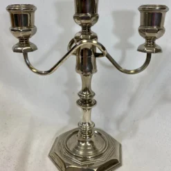 Vintage Silver Plate 3 Arm Candelabra By Grenadier England - Circa 1950’s -chairish shop vintage silver plate 3 arm candelabra by grenadier england circa 1950s 1344 scaled
