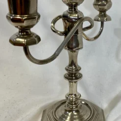 Vintage Silver Plate 3 Arm Candelabra By Grenadier England - Circa 1950’s -chairish shop vintage silver plate 3 arm candelabra by grenadier england circa 1950s 3346 scaled