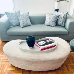 Vladimir Kagan Signed Teardrop 1980's Leather Coffee Table With Tray -chairish shop vladimir kagan signed teardrop 1980s leather coffee table with tray 1866