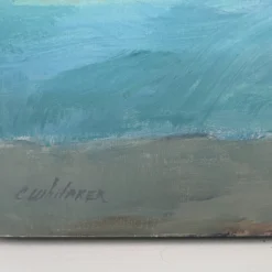 "Young Girl At The Beach" Impressionist Figurative Painting By Carolyn S. Whitaker -chairish shop young girl at the beach impressionist figurative painting by carolyn s whitaker 2211